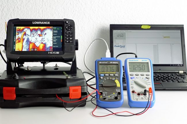 AGM battery for a fish finder