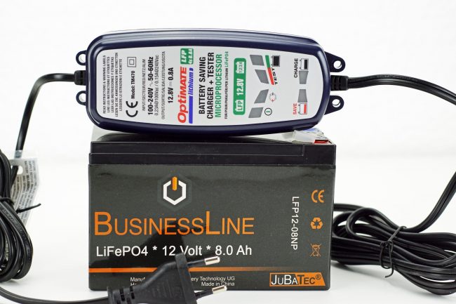 Lithium-ion battery in a runtime test