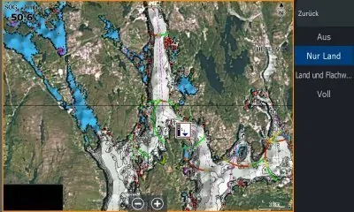 Navionics aerial charts of Norway