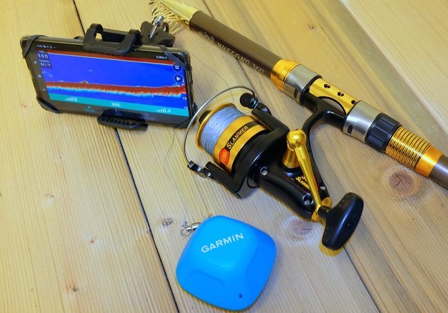Garmin Striker Cast in use on the water