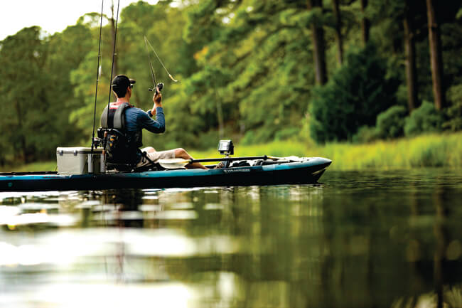 Garmin Striker Vivid 9sv on a fishing kayak