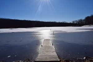 Winter lake, from the previous winter zander article
